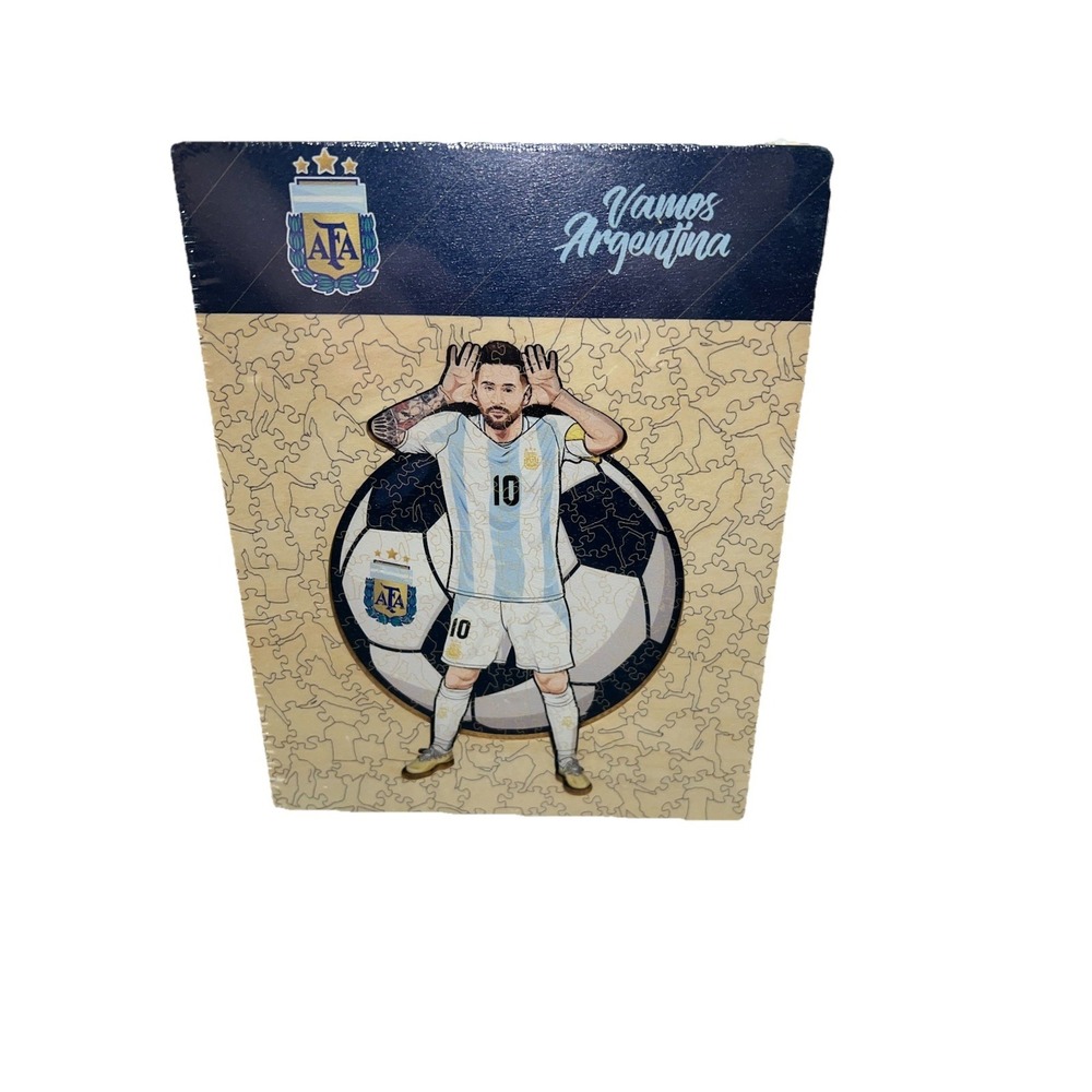 (..3)Lionel Messi Iconic Wooden Puzzle 150pcs 21x30 BRAND NEW